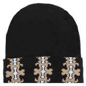 Popeye Reversible Beanie - Black/Tan/Blue