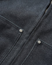 Davide Work Jacket - Washed Black