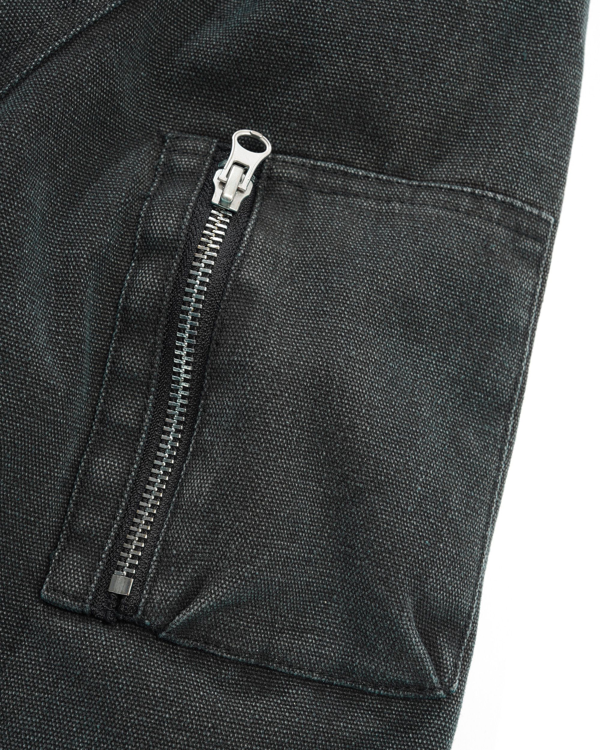 Davide Work Jacket - Washed Black