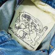 Faded Denim Shorts - Blue