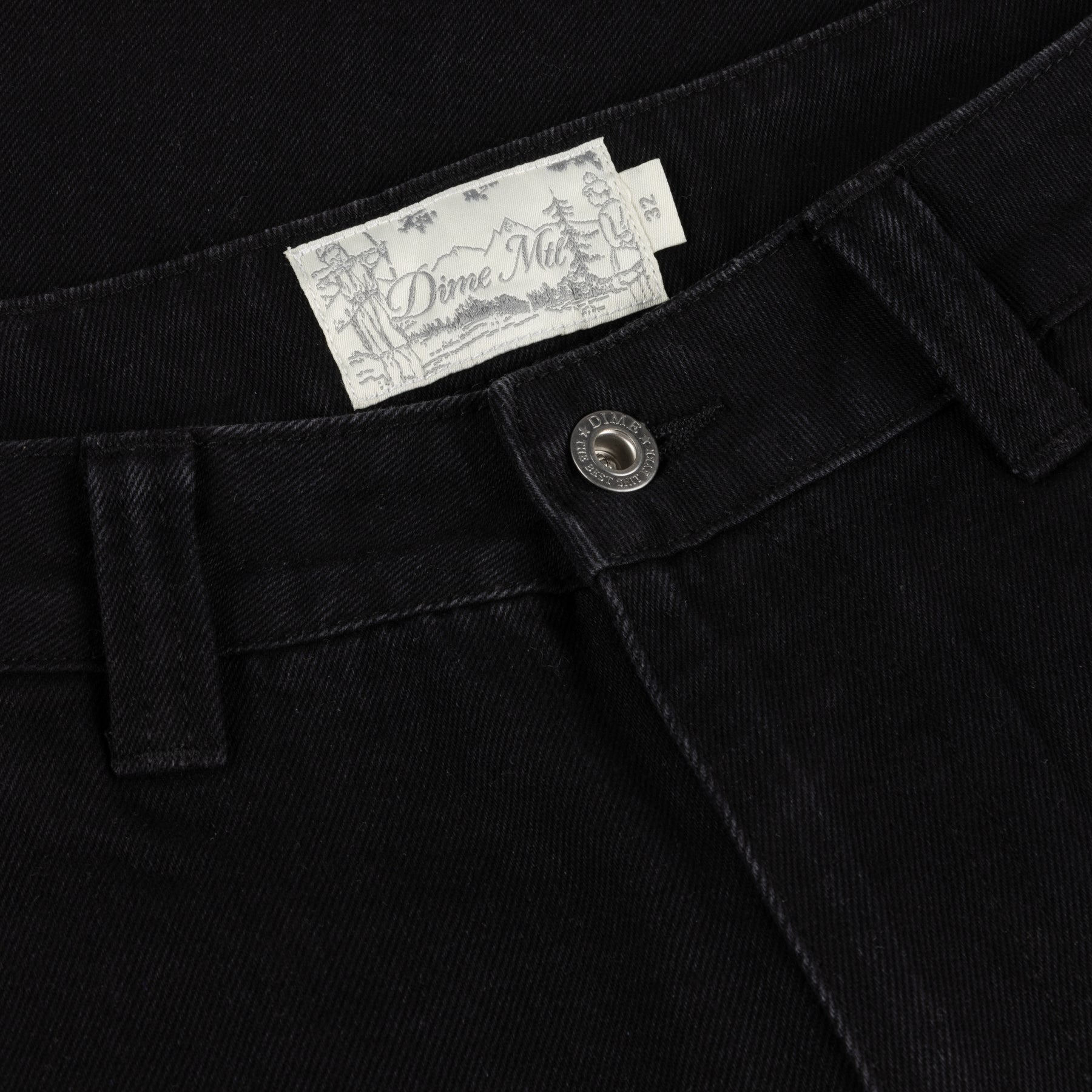 Carpenter Denim Shorts - Jet Black