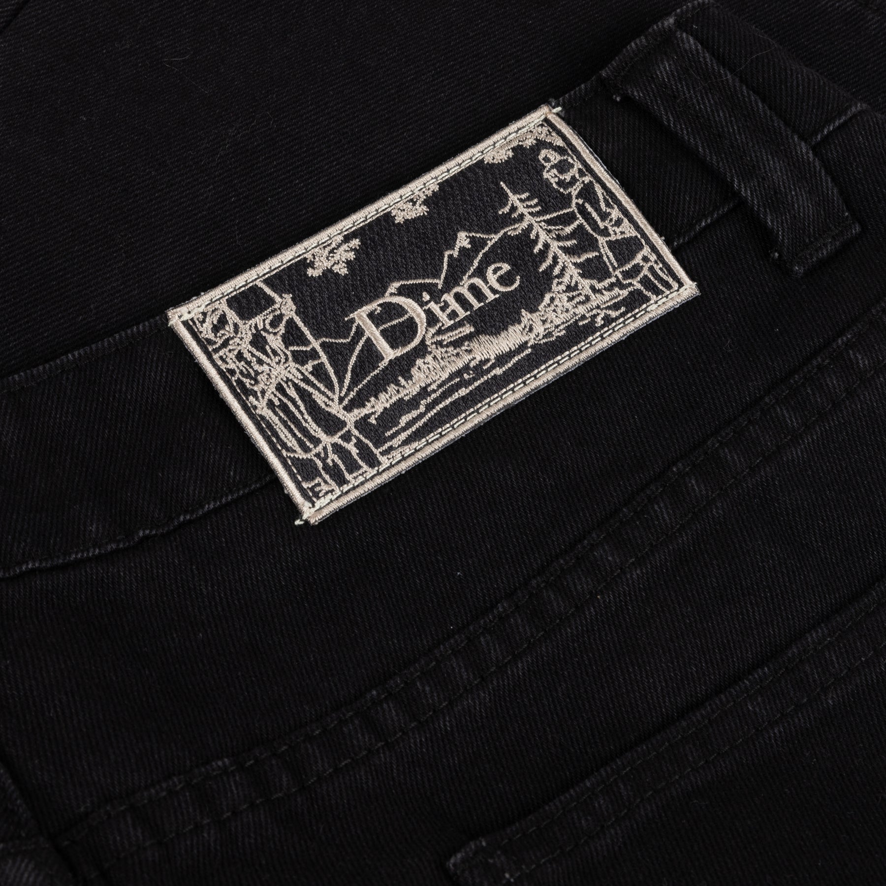 Carpenter Denim Shorts - Jet Black