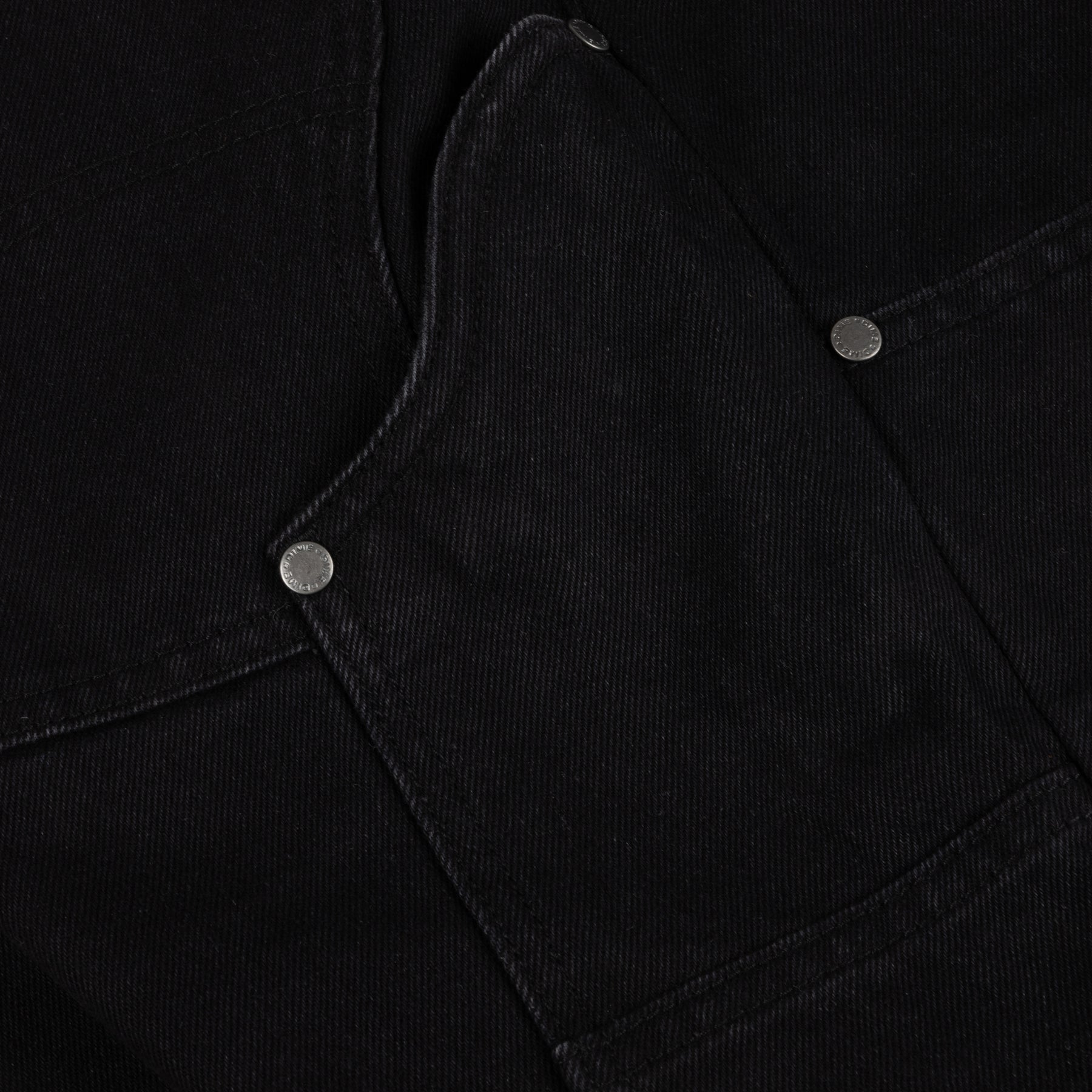 Carpenter Denim Shorts - Jet Black