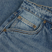 Pantalon en Denim Baggy - Indigo Sablé