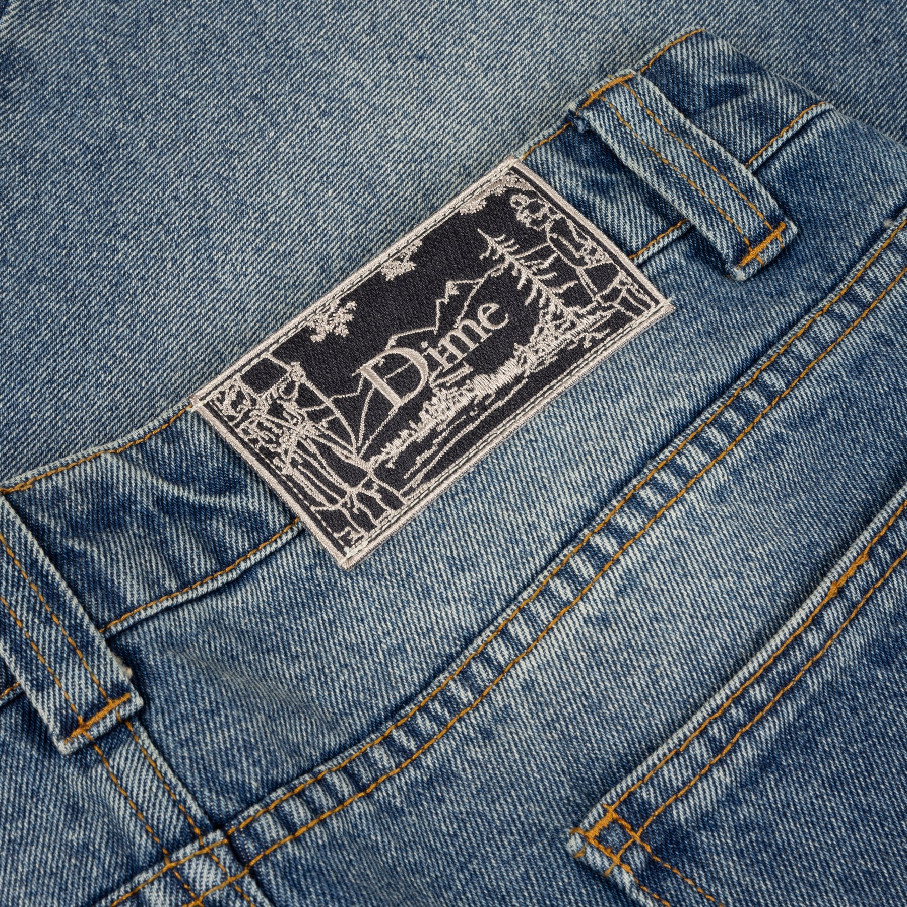 Pantalon en Denim Baggy - Indigo Sablé