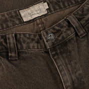 Relaxed Denim Pants - Faded Brown