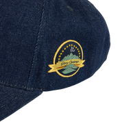 Cursive D Full Fit Casquette - Denim Indigo