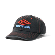 Casquette 6 Panneaux Diamond Logo - Noir Délavé