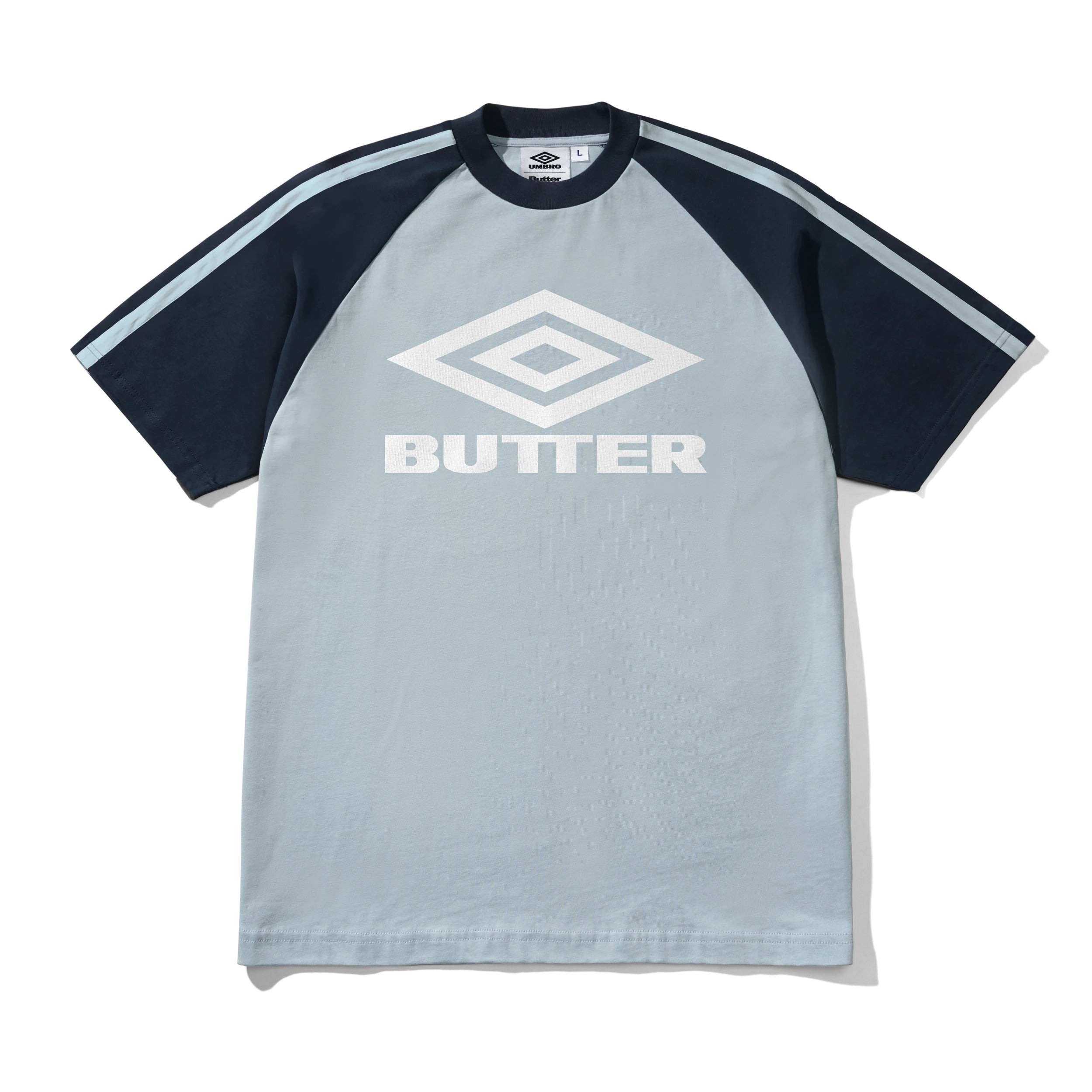 T-Shirt Raglan Diamond Logo - Ardoise/Marine