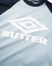 T-Shirt Raglan Diamond Logo - Ardoise/Marine