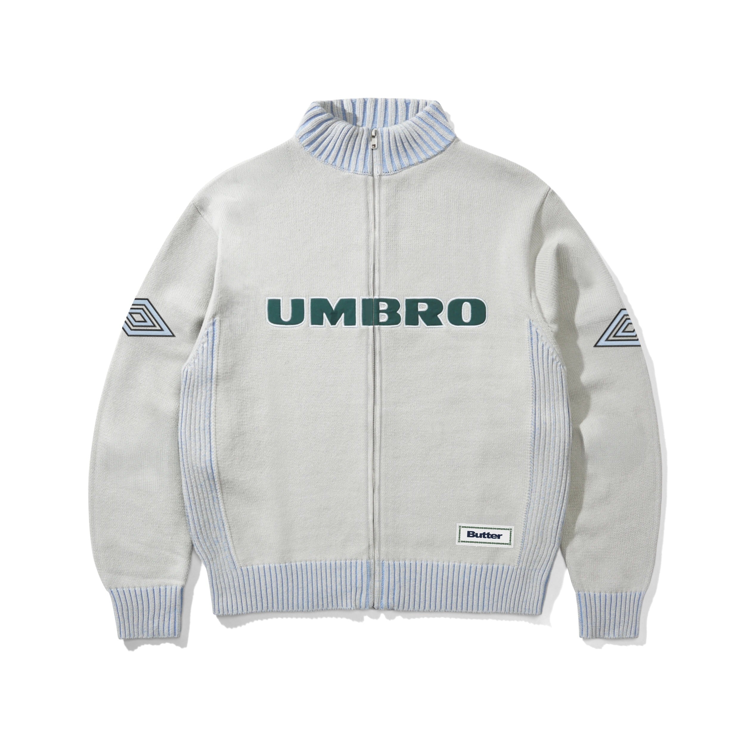 Chandail en Tricot Zippé Diamond - Gris