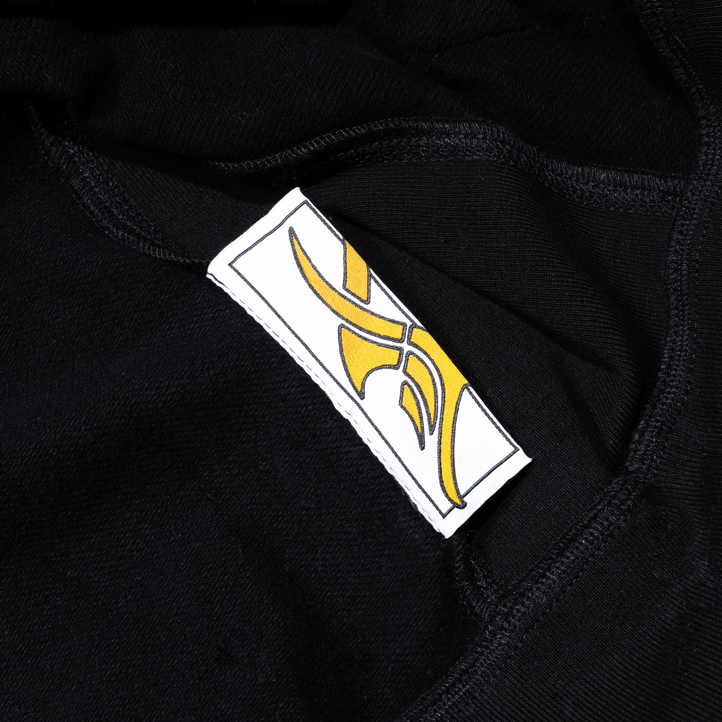 Big C-Star Double Zip Hoodie - Black