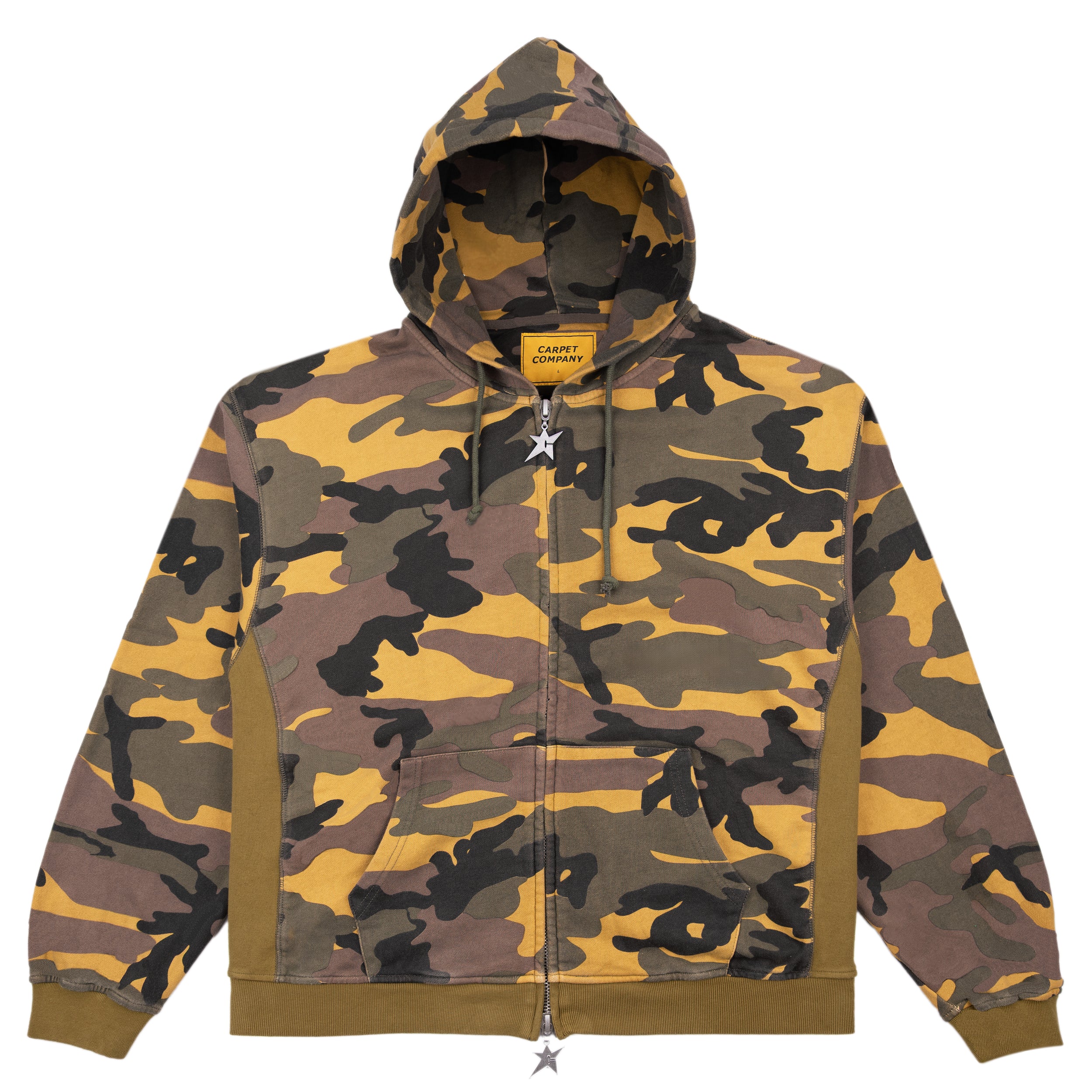 Sweat à Capuche Double Zip C-Star - Camo