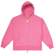 Big C-Star Double Zip Hoodie - Hot Pink