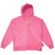 Big C-Star Double Zip Hoodie - Hot Pink
