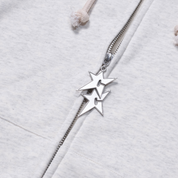 Big C-Star Double Zip Hoodie - Oxford