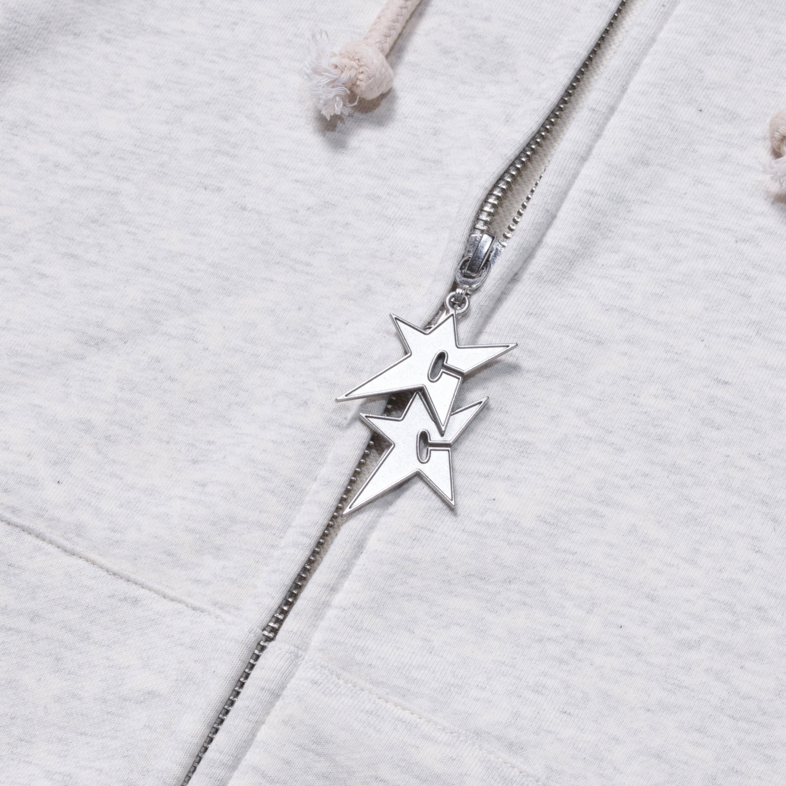 Big C-Star Double Zip Hoodie - Oxford