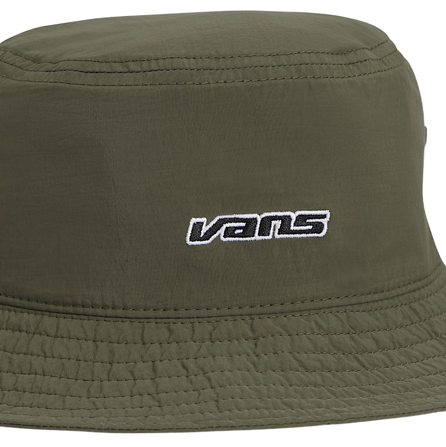 Dropped V Bucket Hat - Mossy Olive Green