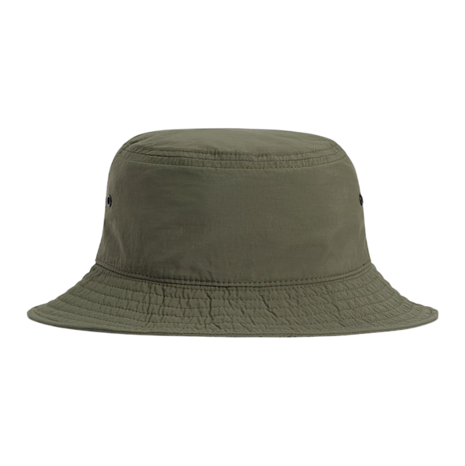 Dropped V Bucket Hat - Mossy Olive Green