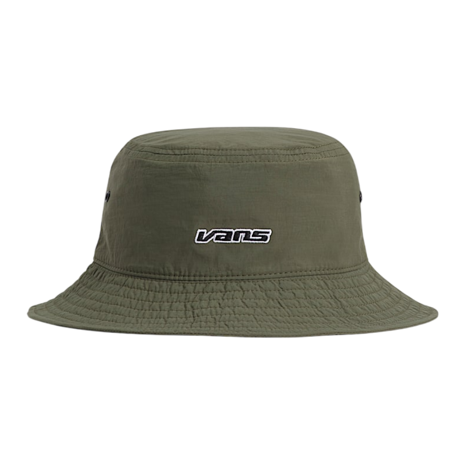 Dropped V Bucket Hat - Mossy Olive Green