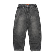 Jeans en Denim Baggy Drummer - Noir Strié