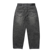 Jeans en Denim Baggy Drummer - Noir Strié