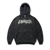 Drummer Zip-Thru Hood - Washed Black