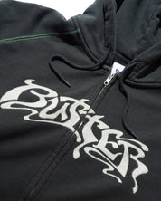 Drummer Zip-Thru Hood - Washed Black