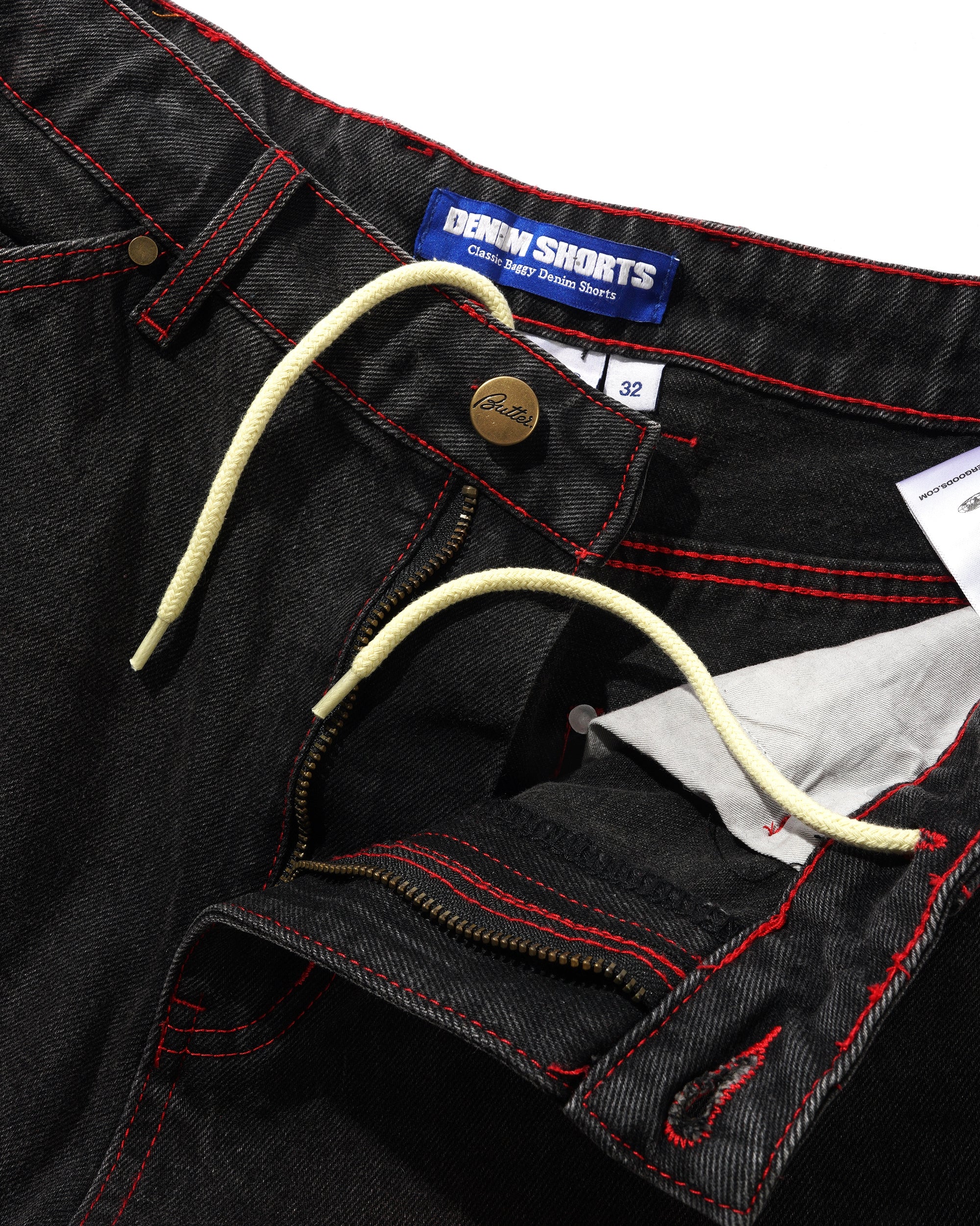 Encounter Denim Shorts - Tinted Washed Black