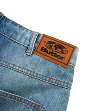 Encounter Denim Shorts - Washed Slub Blue