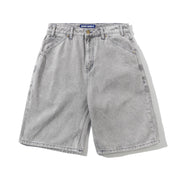 Encounter Denim Shorts - Washed Soft Grey