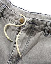 Encounter Denim Shorts - Washed Soft Grey