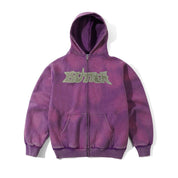 Encounter Zip-Thru Hood - Washed Purple