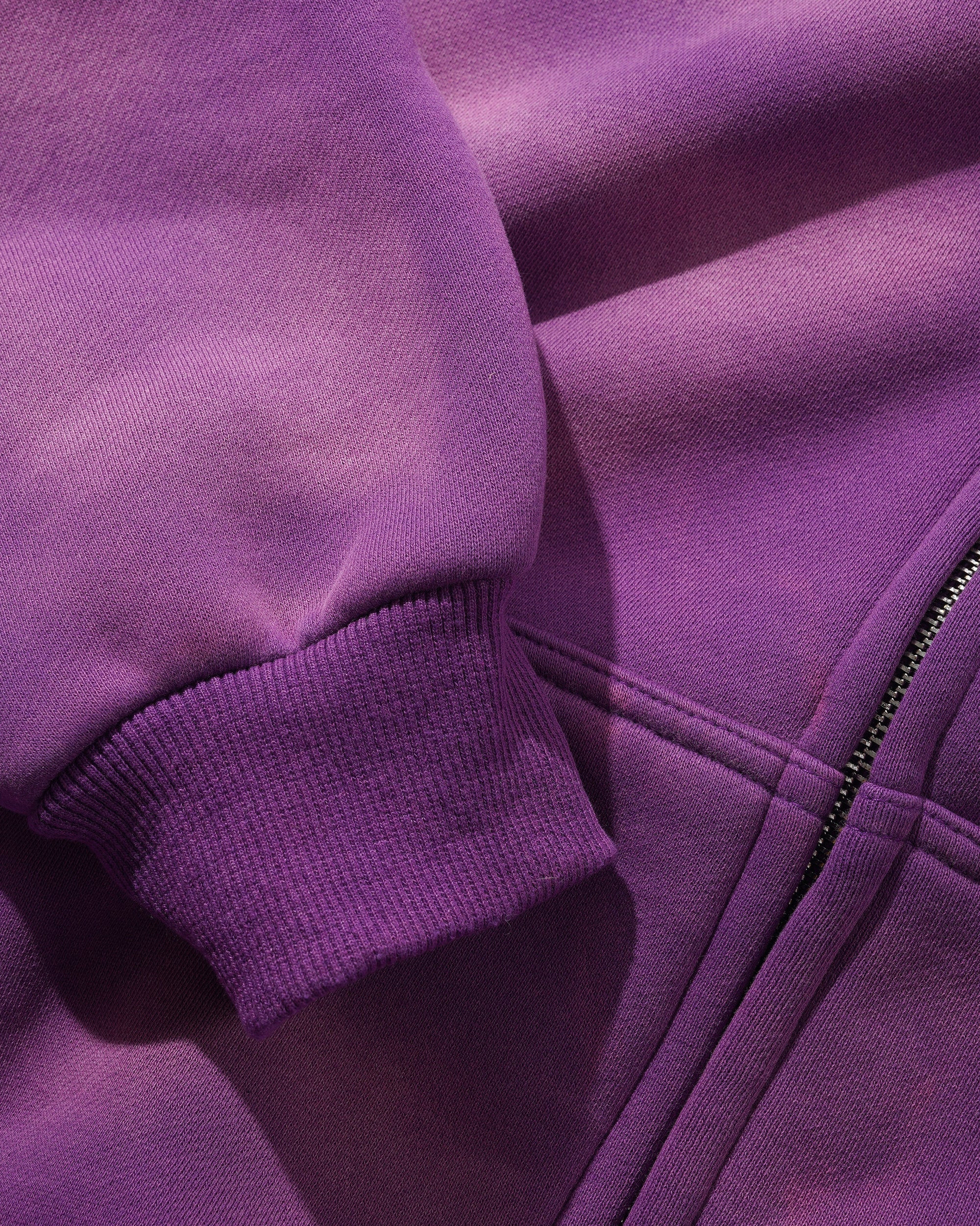 Encounter Zip-Thru Hood - Washed Purple