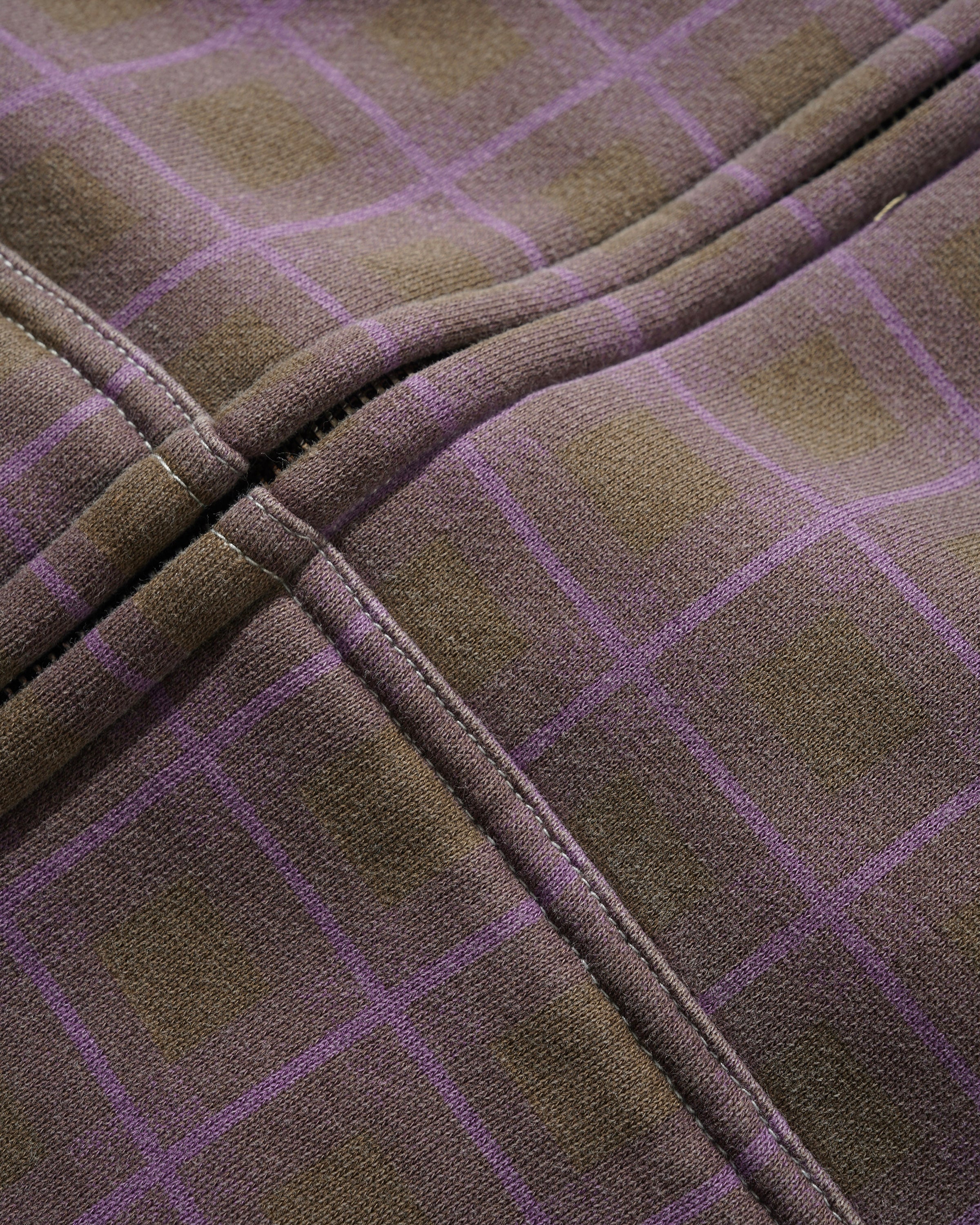 Eruption Sweat à Capuche Zippé - Carreaux