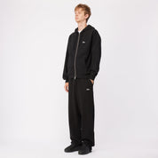 Pantalon de survêtement à petit logo cursif - Noir