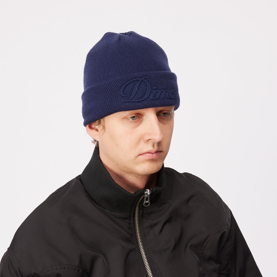 Bonnet à plis cursifs - Bleu marine