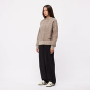 Mohair Wave Knit - Camel