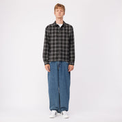 Plaid Flannel Shirt - Black