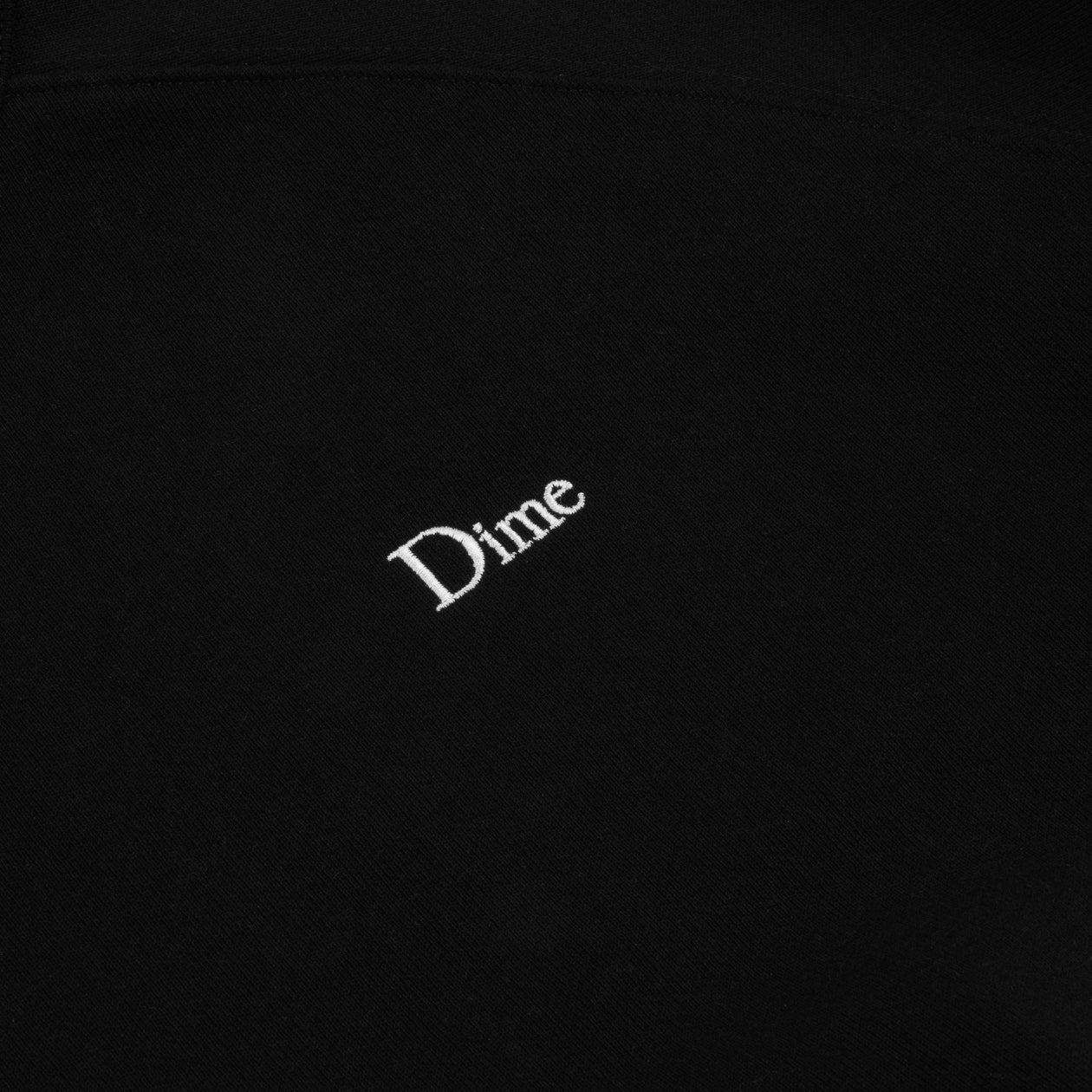 Classic Small Logo Zip Hoodie - Black