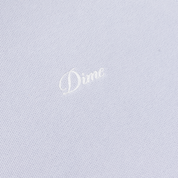 Cursive Small Logo Crewneck - Gray Lavender