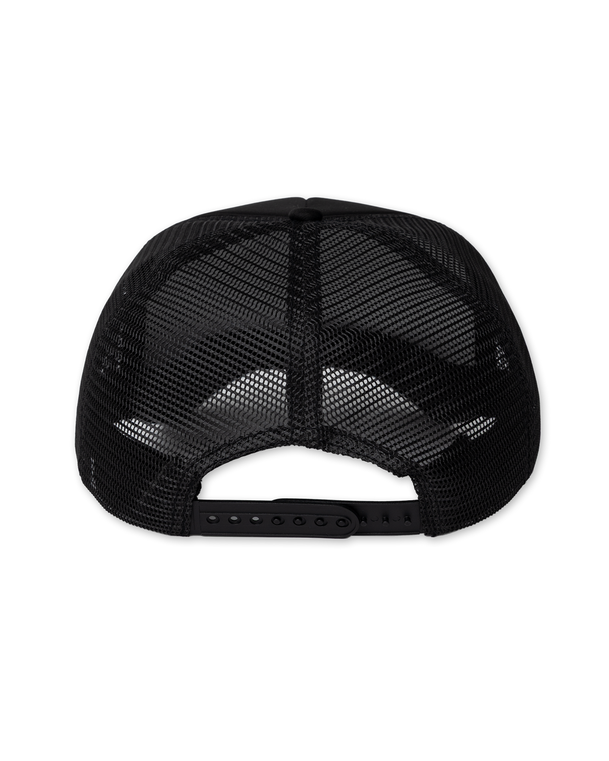 Front Blunt Trucker Hat - White/Black