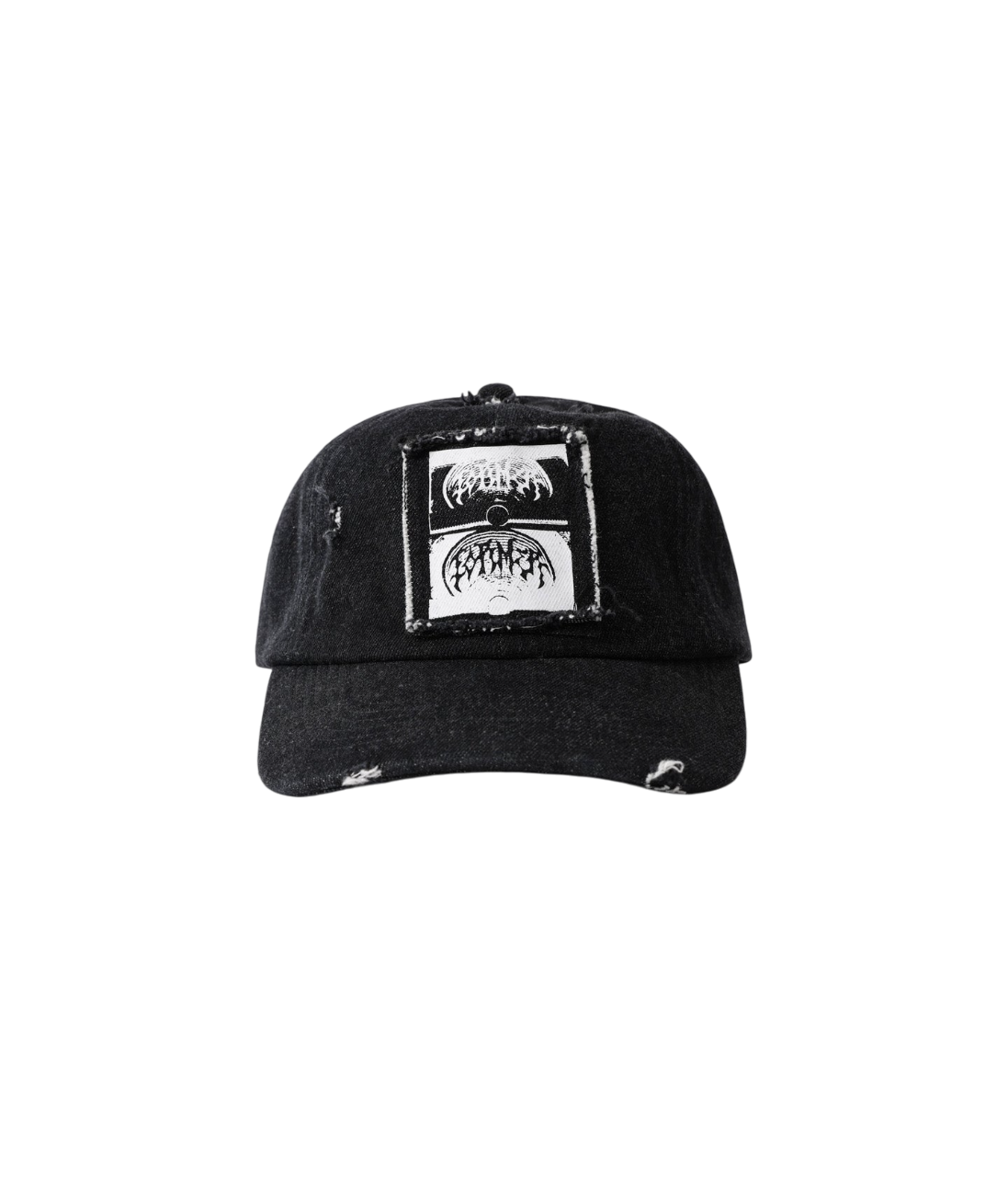 Complicrux Casquette en Denim - Noir Délavé