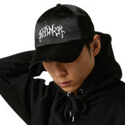 Puncture Satin Cap - Black