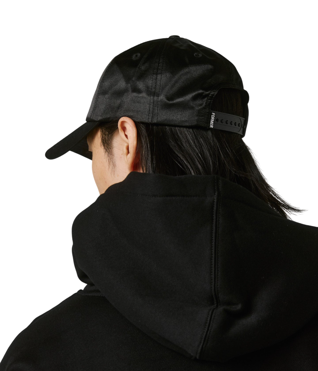 Puncture Satin Cap - Black