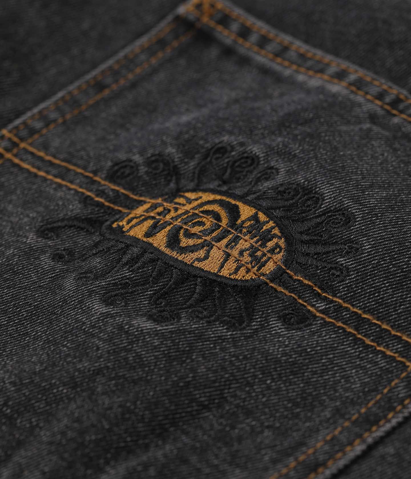 Reynolds Pantalon en Denim - Noir Délavé