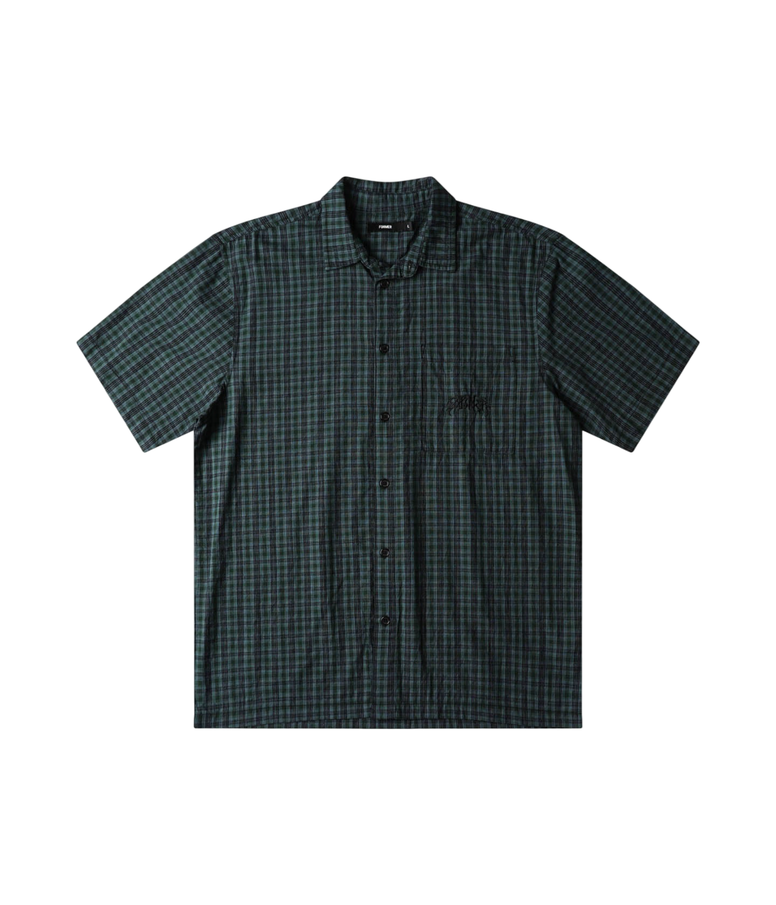 Manners Check SS Shirt - River