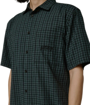 Manners Check SS Shirt - River