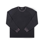 AG Chandail Waffle à Manches Longues - Noir Acid