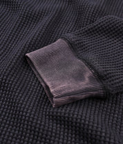 AG Chandail Waffle à Manches Longues - Noir Acid